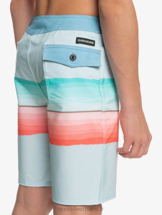 garçons Quiksilver 8-16 surfsilk résine teinte 17 boardshorts D6PT2300 insigne bleu