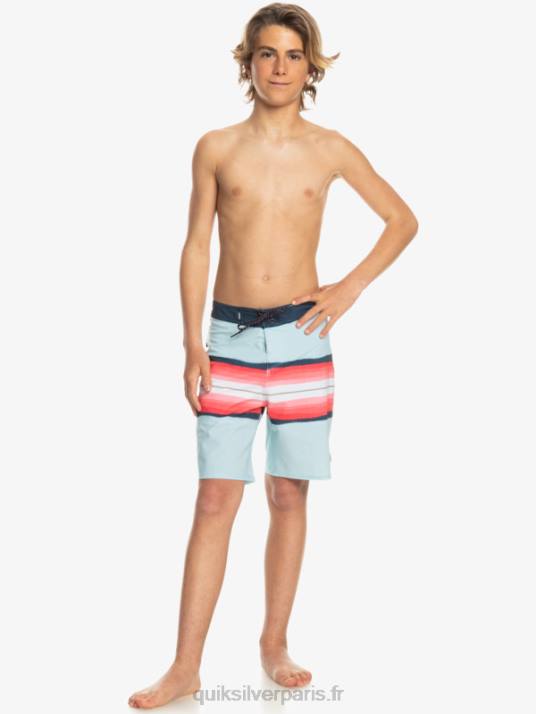 garçons Quiksilver 8-16 surfsilk résine teinte 17 boardshorts D6PT2302 bleu gris