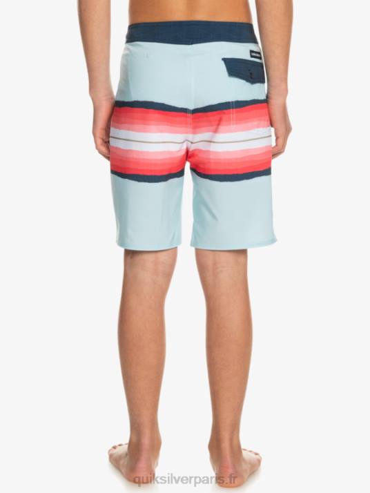 garçons Quiksilver 8-16 surfsilk résine teinte 17 boardshorts D6PT2302 bleu gris