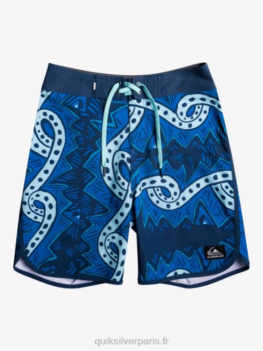 garçons Quiksilver 8-16 surfsilk retour 17 boardshorts D6PT2328 insigne bleu