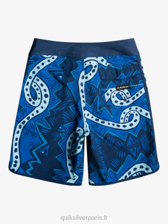 garçons Quiksilver 8-16 surfsilk retour 17 boardshorts D6PT2328 insigne bleu