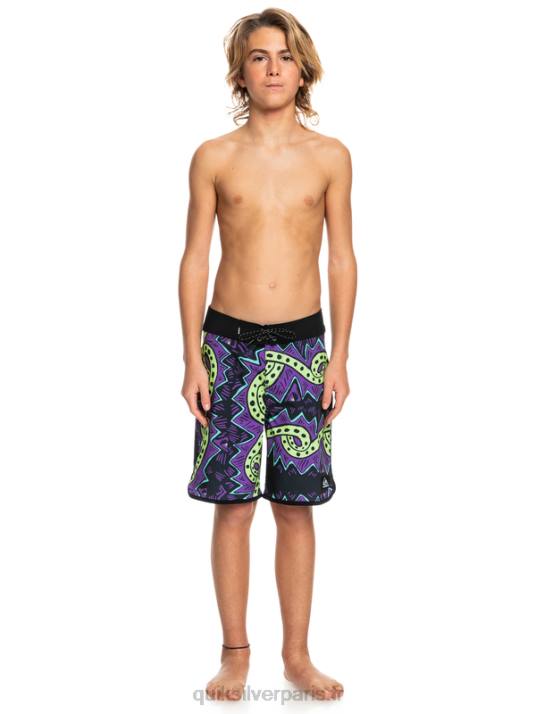garçons Quiksilver 8-16 surfsilk retour 17 boardshorts D6PT2329 noir