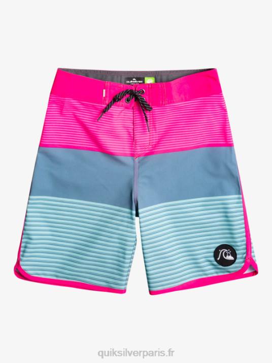 garçons Quiksilver 8-16 surfsilk tijuana yth 17 boardshort D6PT2268 lueur rose