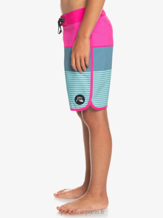 garçons Quiksilver 8-16 surfsilk tijuana yth 17 boardshort D6PT2268 lueur rose
