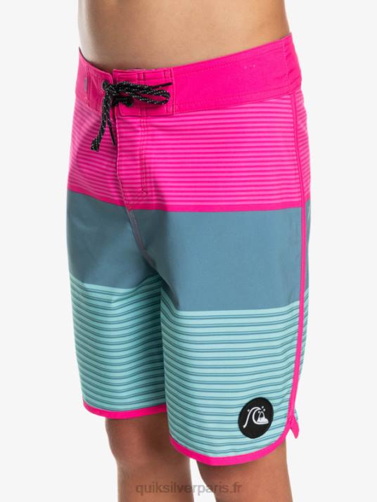 garçons Quiksilver 8-16 surfsilk tijuana yth 17 boardshort D6PT2268 lueur rose