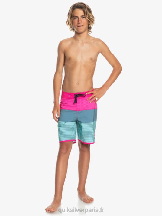 garçons Quiksilver 8-16 surfsilk tijuana yth 17 boardshort D6PT2268 lueur rose