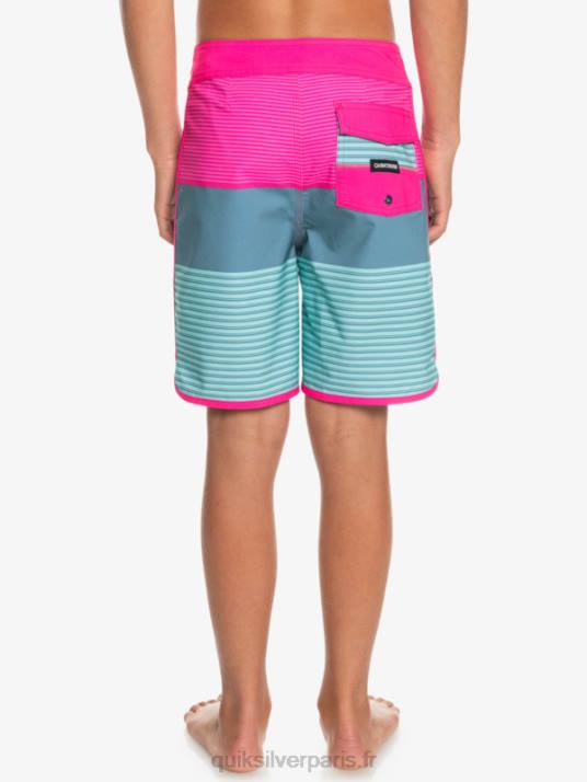 garçons Quiksilver 8-16 surfsilk tijuana yth 17 boardshort D6PT2268 lueur rose