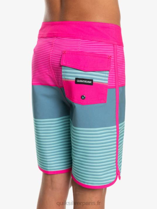 garçons Quiksilver 8-16 surfsilk tijuana yth 17 boardshort D6PT2268 lueur rose