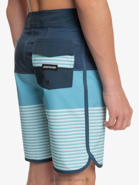 garçons Quiksilver 8-16 surfsilk tijuana yth 17 boardshort D6PT2269 insigne bleu