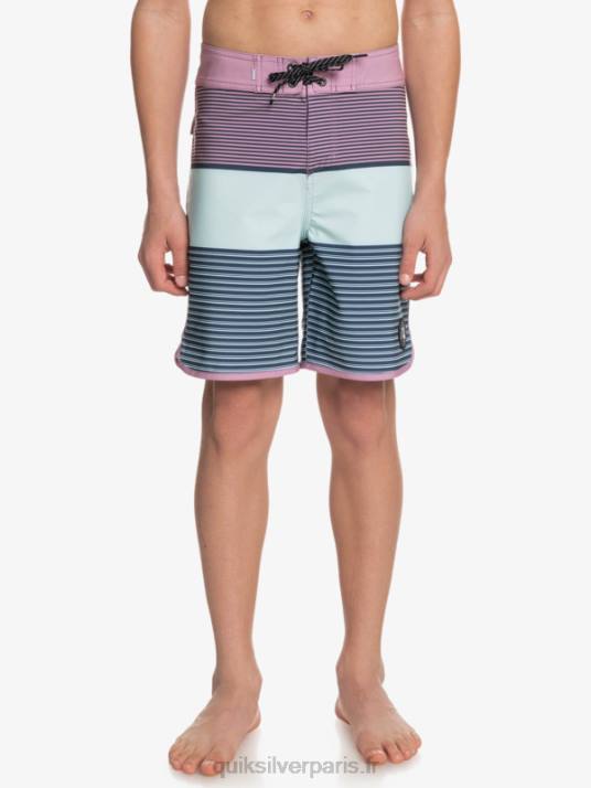 garçons Quiksilver 8-16 surfsilk tijuana yth 17 boardshort D6PT2270 orchidée poussiéreuse
