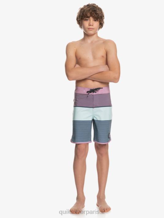 garçons Quiksilver 8-16 surfsilk tijuana yth 17 boardshort D6PT2270 orchidée poussiéreuse