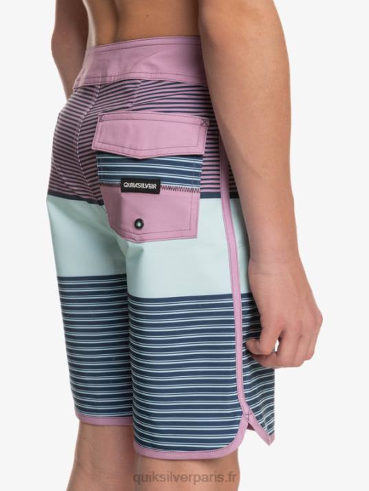 garçons Quiksilver 8-16 surfsilk tijuana yth 17 boardshort D6PT2270 orchidée poussiéreuse