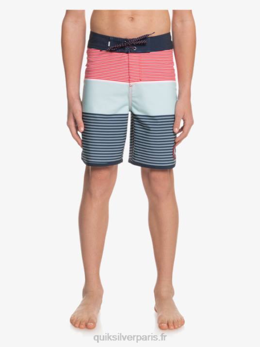 garçons Quiksilver 8-16 surfsilk tijuana yth 17 boardshort D6PT2272 rouge à haut risque