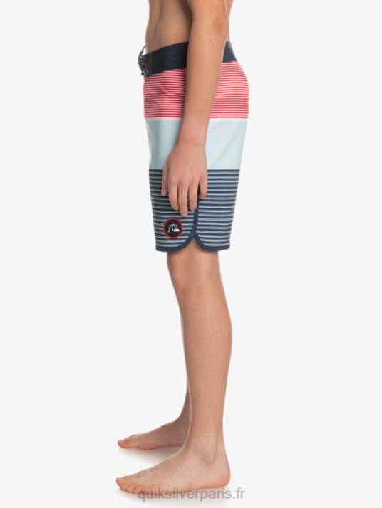 garçons Quiksilver 8-16 surfsilk tijuana yth 17 boardshort D6PT2272 rouge à haut risque