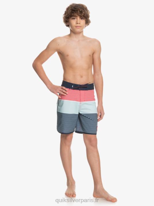 garçons Quiksilver 8-16 surfsilk tijuana yth 17 boardshort D6PT2272 rouge à haut risque