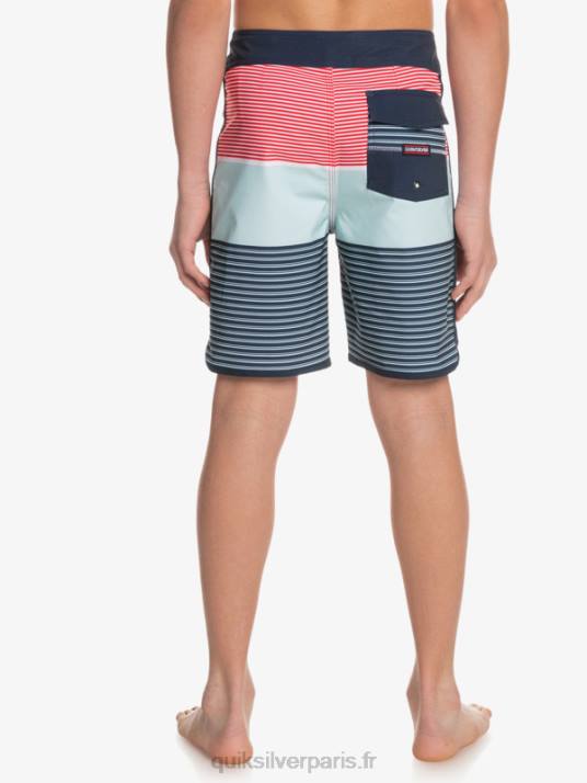 garçons Quiksilver 8-16 surfsilk tijuana yth 17 boardshort D6PT2272 rouge à haut risque