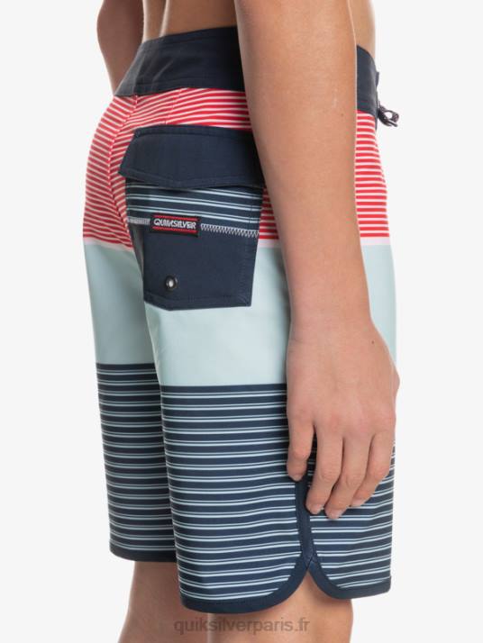 garçons Quiksilver 8-16 surfsilk tijuana yth 17 boardshort D6PT2272 rouge à haut risque