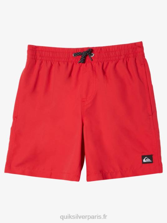 garçons Quiksilver 8-16 tous les jours 15 volées D6PT1914 rouge à haut risque