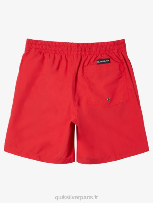 garçons Quiksilver 8-16 tous les jours 15 volées D6PT1914 rouge à haut risque