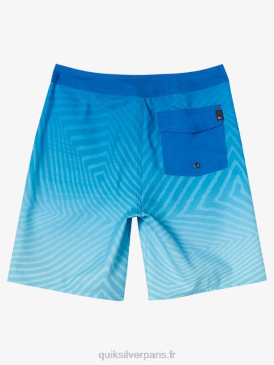 garçons Quiksilver 8-16 tous les jours warp fade 17 boardshorts D6PT2165 tuba bleu