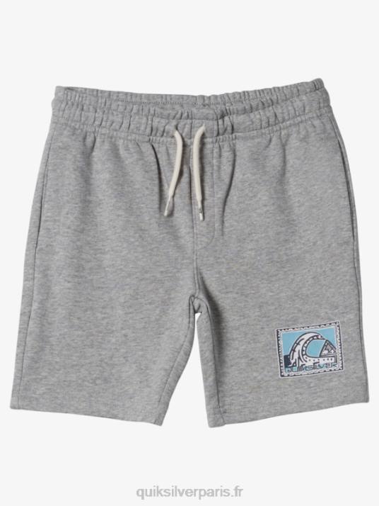 garçons Quiksilver 2 à 7 jours de jogging faciles D6PT2076 gris clair chiné