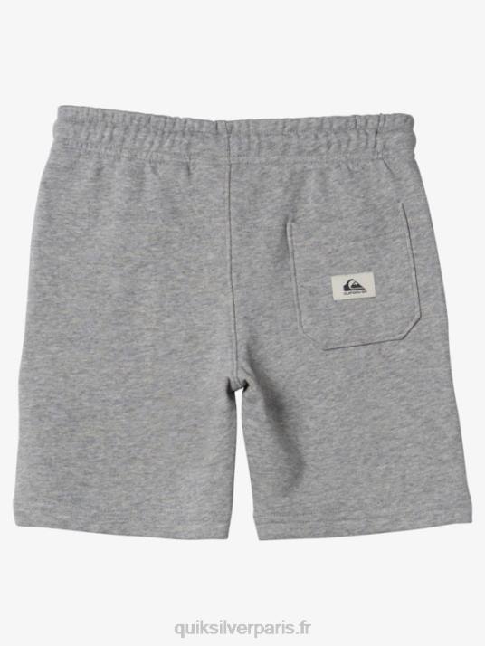 garçons Quiksilver 2 à 7 jours de jogging faciles D6PT2076 gris clair chiné