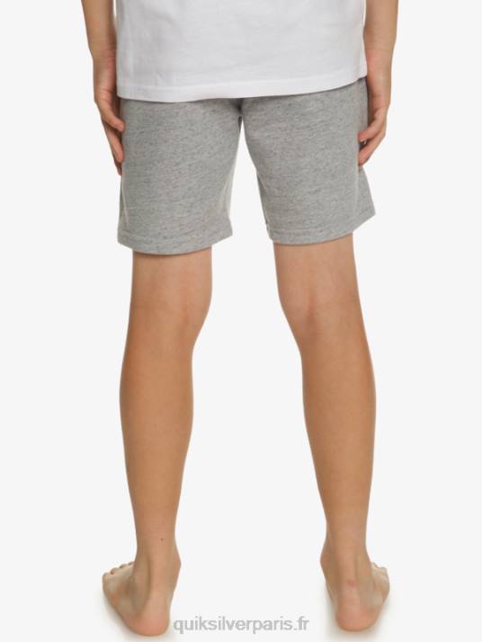 garçons Quiksilver 8-16 jours de jogging facile D6PT2070 gris clair chiné