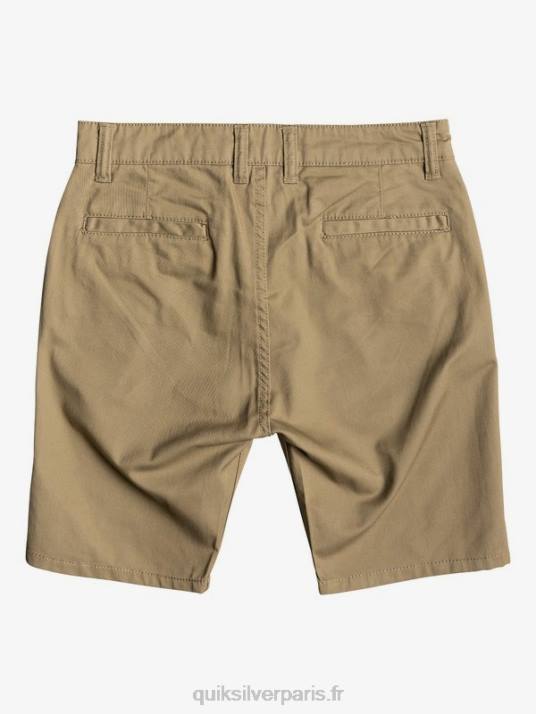 garçons Quiksilver 8-16 new daily union 17 short chino D6PT2278 bois d\'orme
