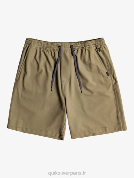 garçons Quiksilver 8-16 océan élastique amph yth 18 short hybride D6PT2255 feuille de vigne
