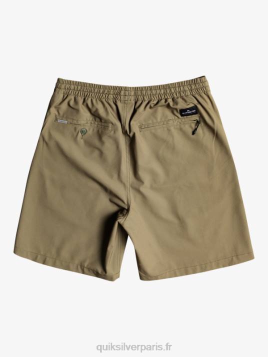 garçons Quiksilver 8-16 océan élastique amph yth 18 short hybride D6PT2255 feuille de vigne