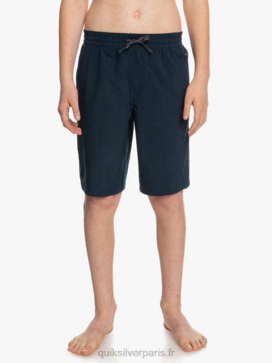 garçons Quiksilver 8-16 océan élastique amph yth 18 short hybride D6PT2256 blazer bleu marine