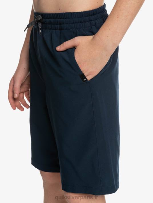 garçons Quiksilver 8-16 océan élastique amph yth 18 short hybride D6PT2256 blazer bleu marine