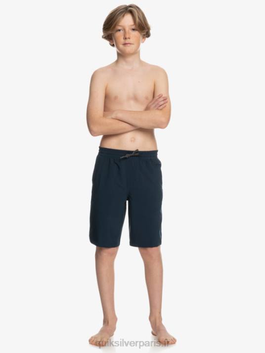 garçons Quiksilver 8-16 océan élastique amph yth 18 short hybride D6PT2256 blazer bleu marine