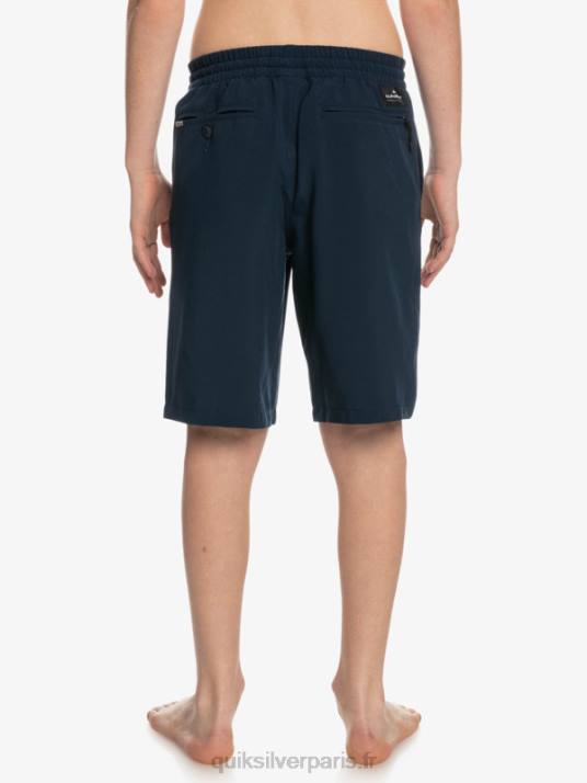 garçons Quiksilver 8-16 océan élastique amph yth 18 short hybride D6PT2256 blazer bleu marine
