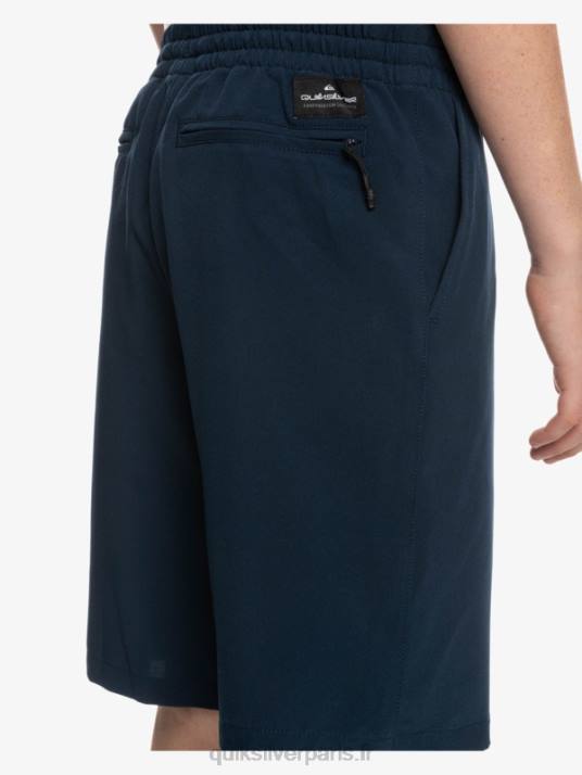 garçons Quiksilver 8-16 océan élastique amph yth 18 short hybride D6PT2256 blazer bleu marine