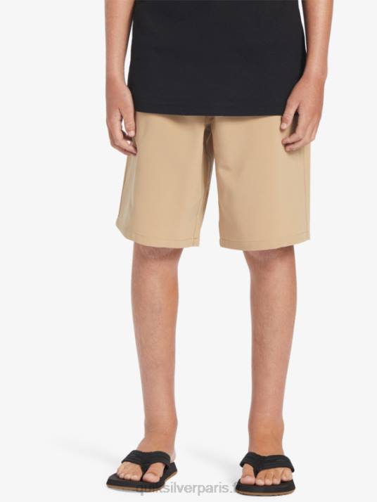 garçons Quiksilver 8-16 océan élastique amph yth 18 short hybride D6PT2257 plage
