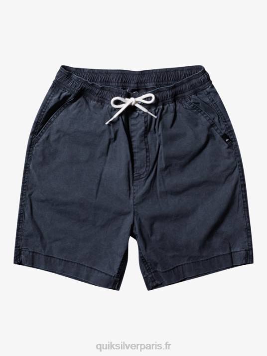 garçons Quiksilver 8-16 taxer 15 short taille élastique D6PT2079 noir