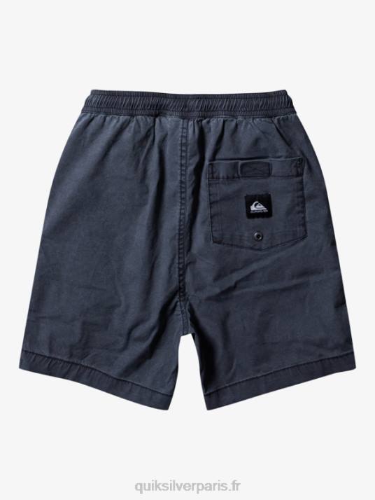 garçons Quiksilver 8-16 taxer 15 short taille élastique D6PT2079 noir