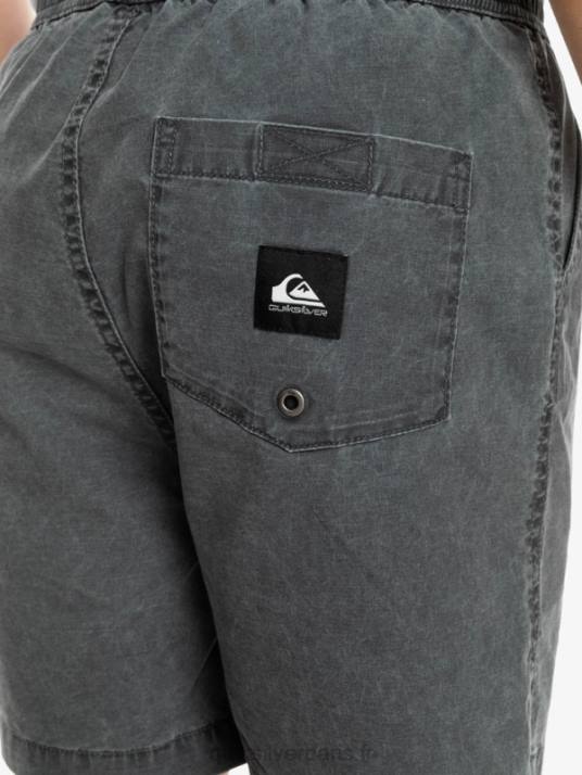 garçons Quiksilver 8-16 taxer 15 short taille élastique D6PT2079 noir