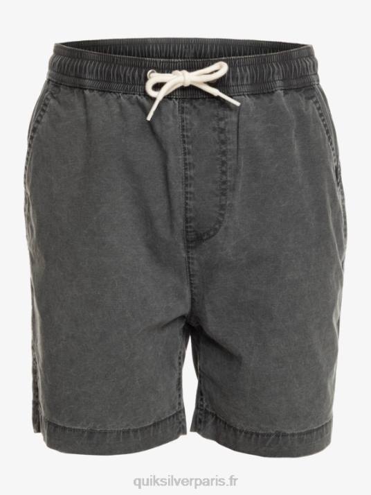 garçons Quiksilver 8-16 taxer 15 short taille élastique D6PT2079 noir