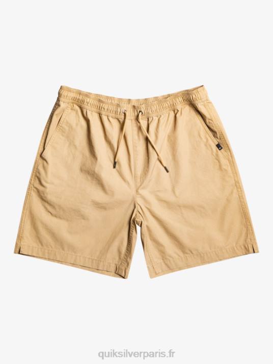 garçons Quiksilver 8-16 taxer 15 short taille élastique D6PT2080 plage