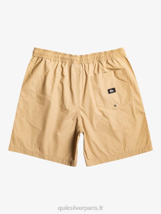 garçons Quiksilver 8-16 taxer 15 short taille élastique D6PT2080 plage