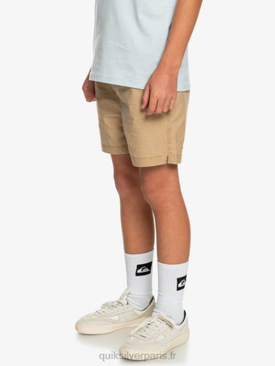 garçons Quiksilver 8-16 taxer 15 short taille élastique D6PT2080 plage
