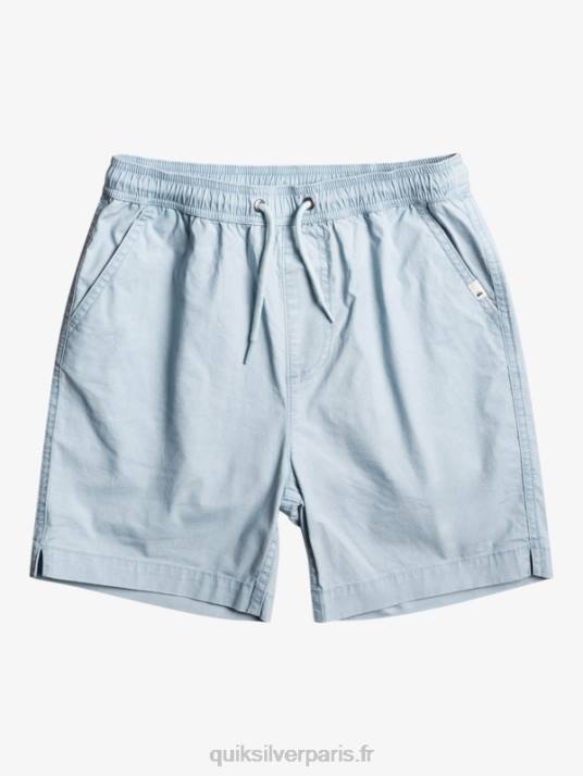garçons Quiksilver 8-16 taxer 15 short taille élastique D6PT2082 bleu céleste