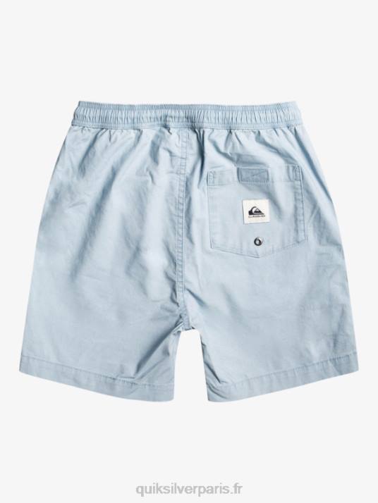 garçons Quiksilver 8-16 taxer 15 short taille élastique D6PT2082 bleu céleste
