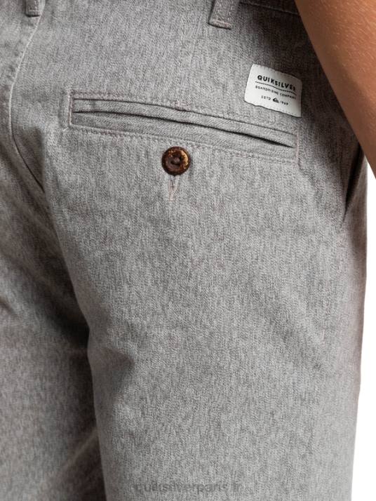 garçons Quiksilver 8-16 tous les jours 17 short chino D6PT2286 gris clair chiné