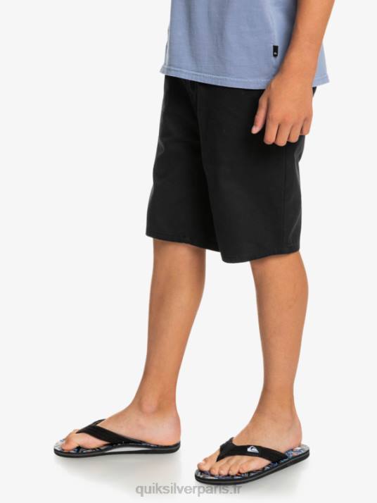 garçons Quiksilver 8-16 tous les jours 17 short chino D6PT2287 noir