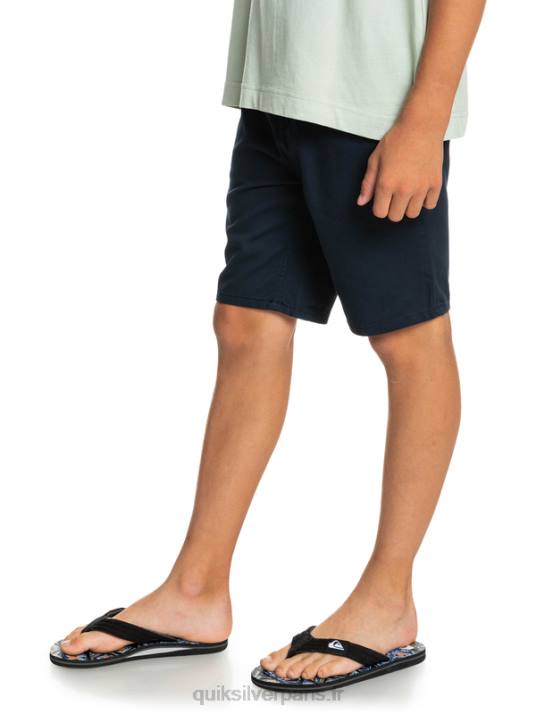 garçons Quiksilver 8-16 tous les jours 17 short chino D6PT2289 blazer bleu marine
