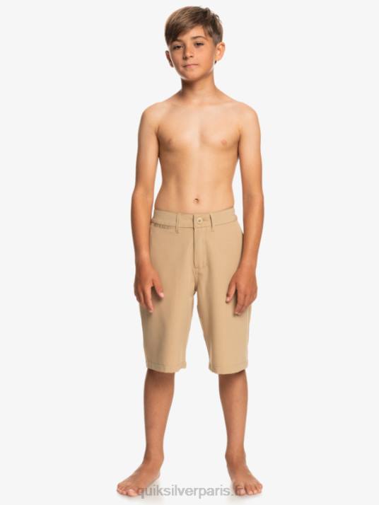 garçons Quiksilver 8-16 union amphibie 19 short hybride D6PT2236 plage