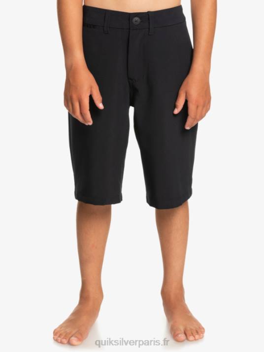 garçons Quiksilver 8-16 union amphibie 19 short hybride D6PT2237 noir